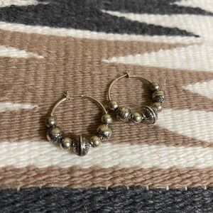 Sterling Silver Stamped Earrings